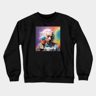 Einstein's Theory of Ice Cream-tivity Crewneck Sweatshirt